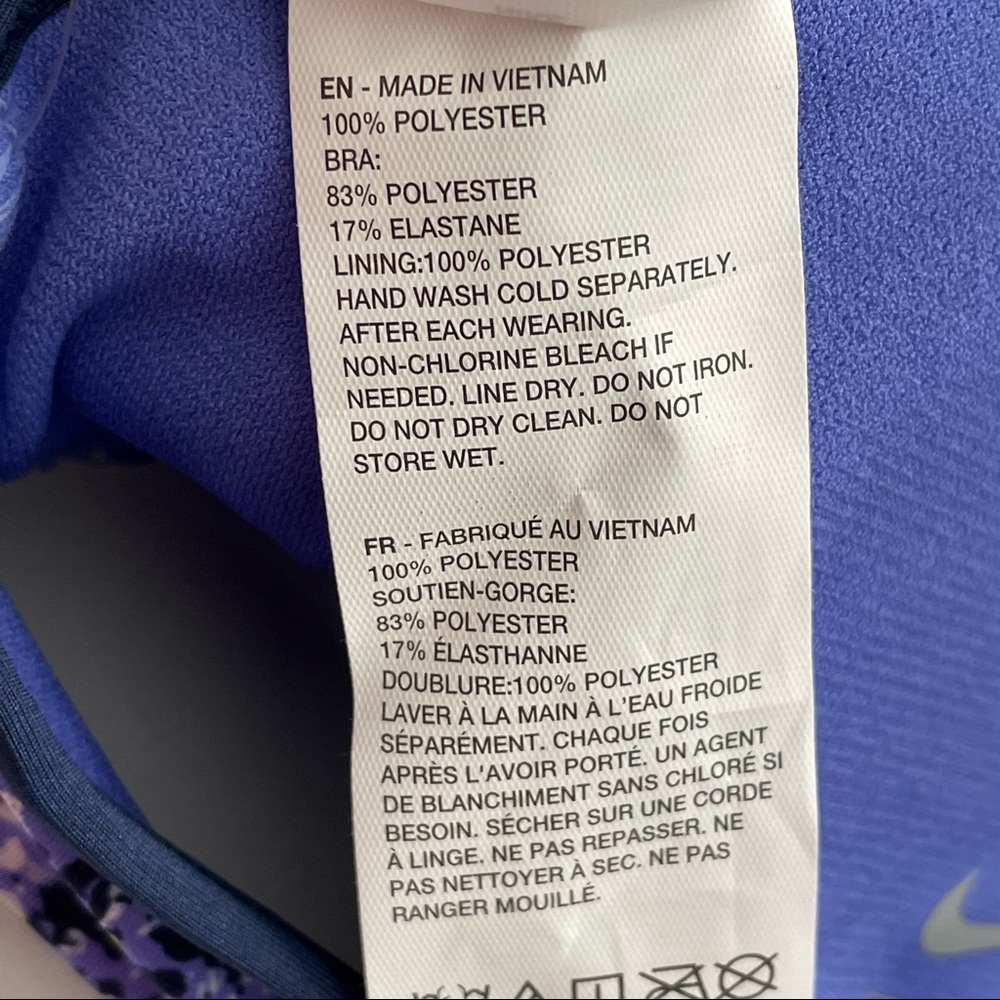 Nike Women’s Pixel Party Layered Tankini Top - Picture 8 of 12